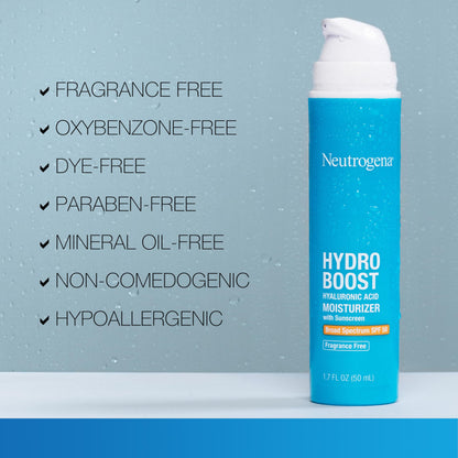 Neutrogena hydroboost Hyaluronic Acid Moisturizer with sunscreen spf 50+ 50 mL