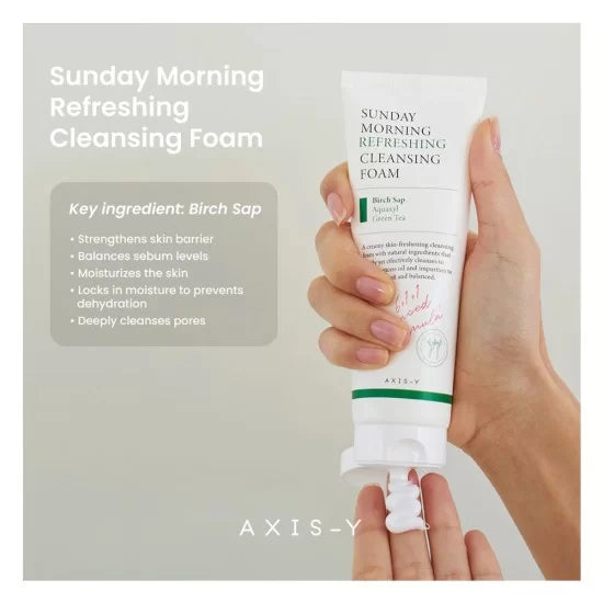 AXIS-Y - Sunday Morning Refreshing Cleansing Foam 120ml