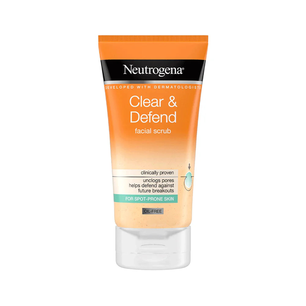 Neutrogena Oil Free Clear and Defend Facial Scrub 50 ML