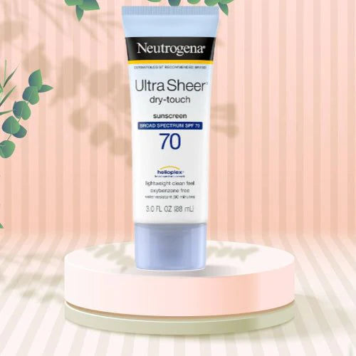Neutrogena Ultra sheer 70 spf sunscreen