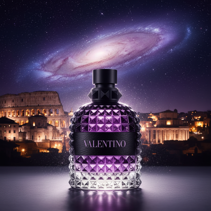 Valentino Born in Roma Donna Rome night purple galaxy