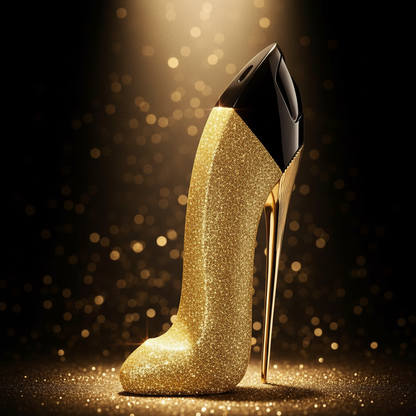 Good Girl Glorious Gold – Glitter Close-Up