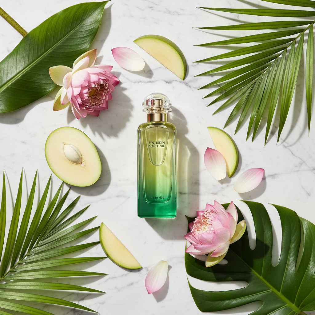 Un Jardin Sur Le Nil – Marble Flat Lay
