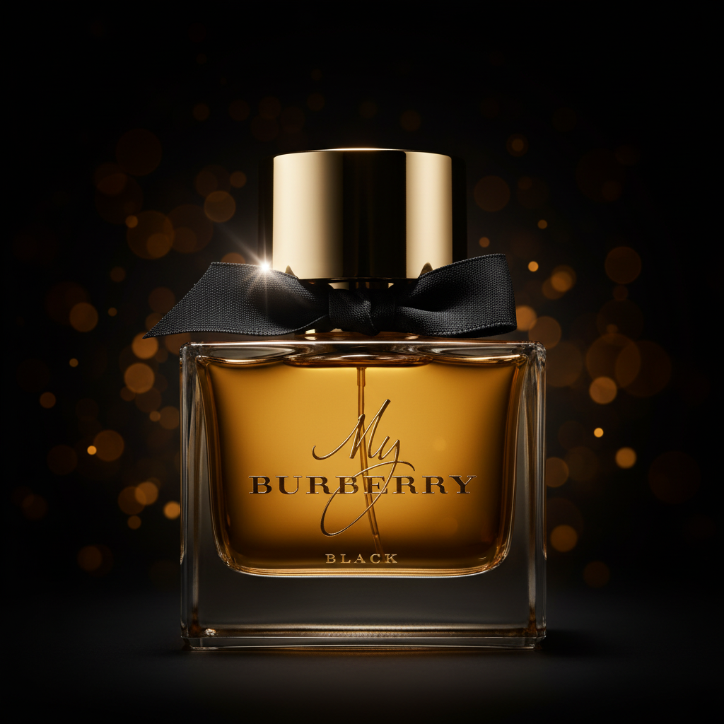 My Burberry Black – Amber Bokeh Close-Up