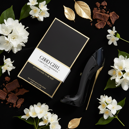 Good Girl – Black Velvet Flat Lay